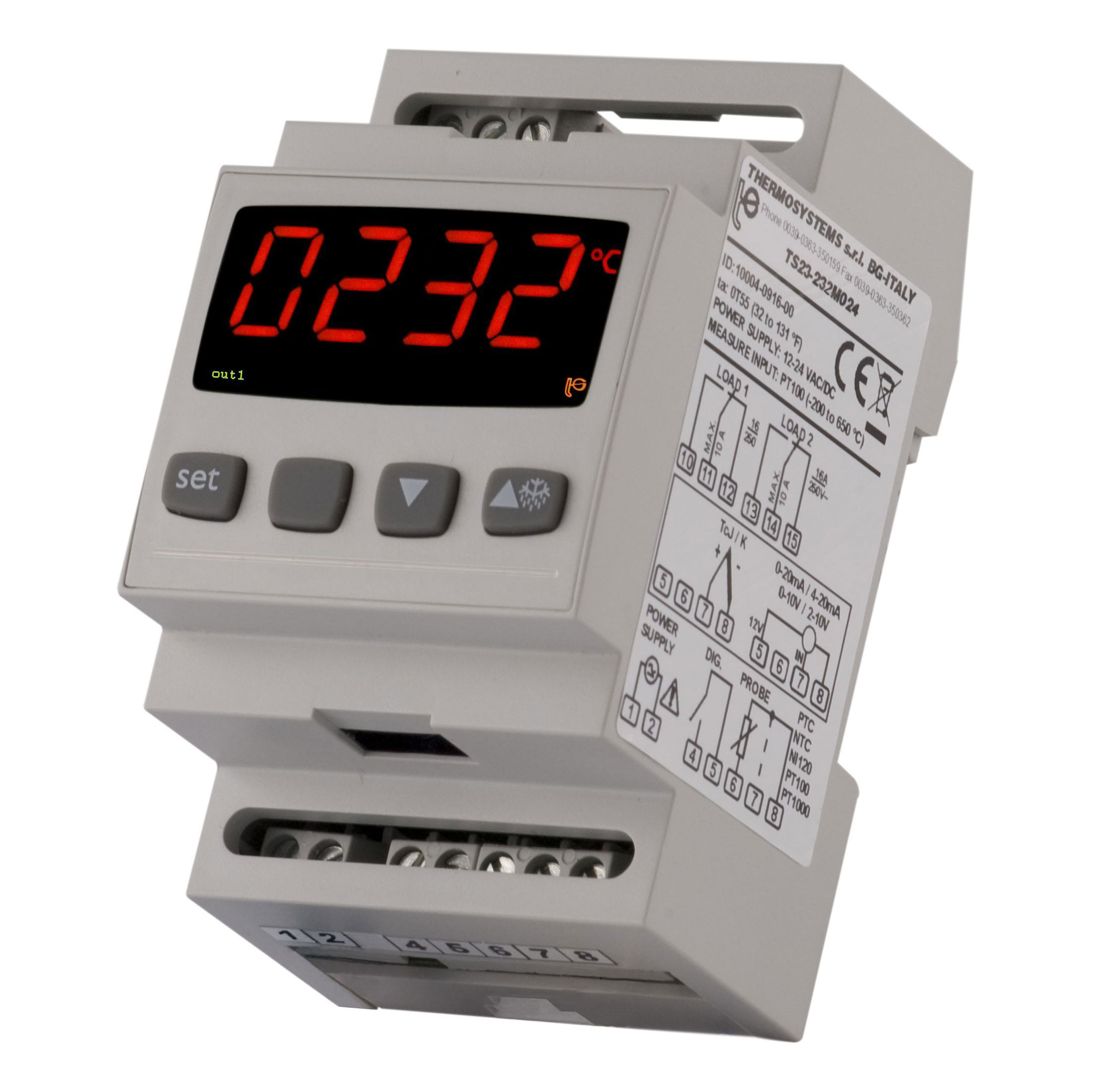 Afficheur numérique de la température PD743 Sabre T